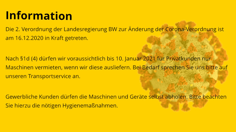 Mietmaschinen Seegardel